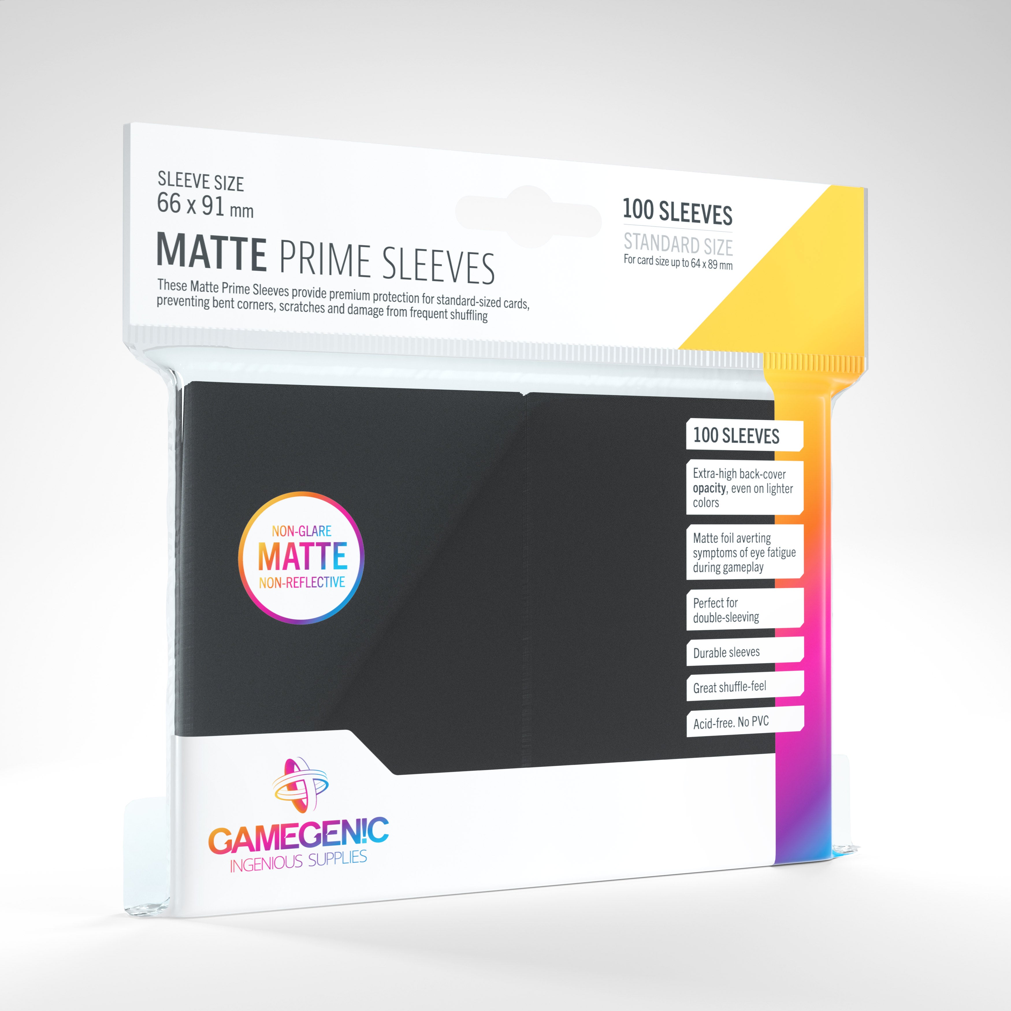 MATTE Prime Sleeves: Black | Deep Dive Games St. Marys