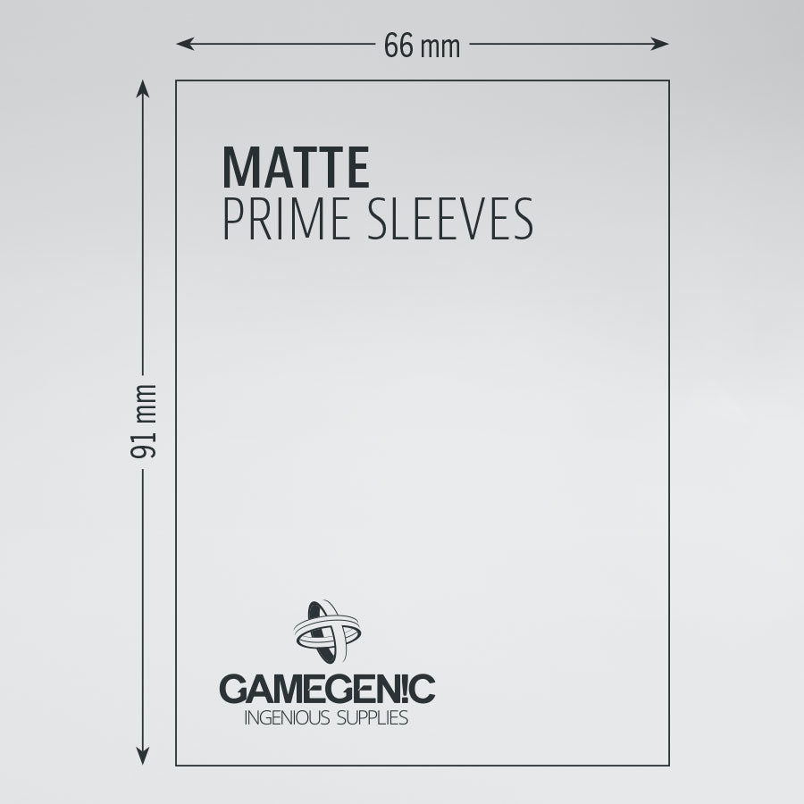 MATTE Prime Sleeves: Black | Deep Dive Games St. Marys