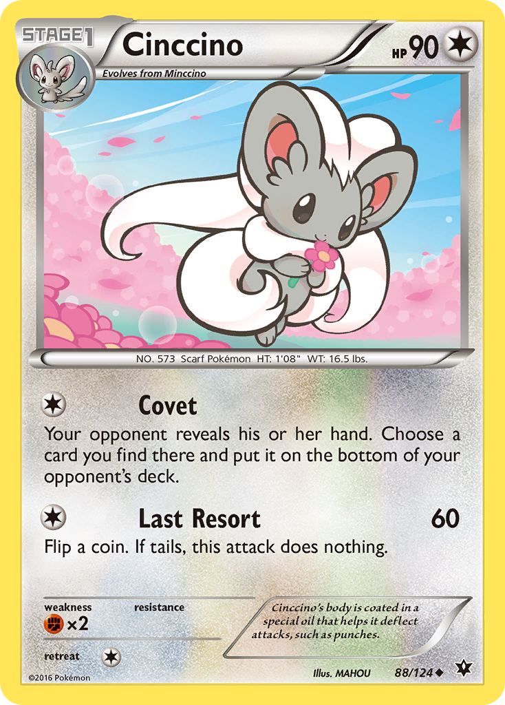 Cinccino (88/124) [XY: Fates Collide] | Deep Dive Games St. Marys