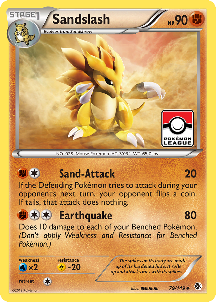 Sandslash (79/149) [Black & White: Boundaries Crossed] | Deep Dive Games St. Marys