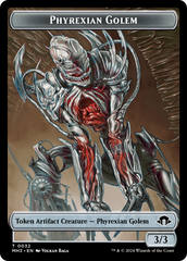 Phyrexian Golem // Energy Reserve Double-Sided Token [Modern Horizons 3 Tokens] | Deep Dive Games St. Marys