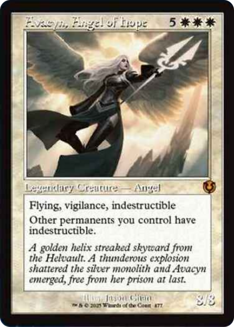 Avacyn, Angel of Hope (Retro Frame) [Innistrad Remastered] | Deep Dive Games St. Marys