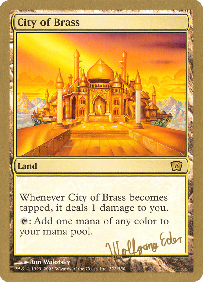 City of Brass (Wolfgang Eder) [World Championship Decks 2003] | Deep Dive Games St. Marys