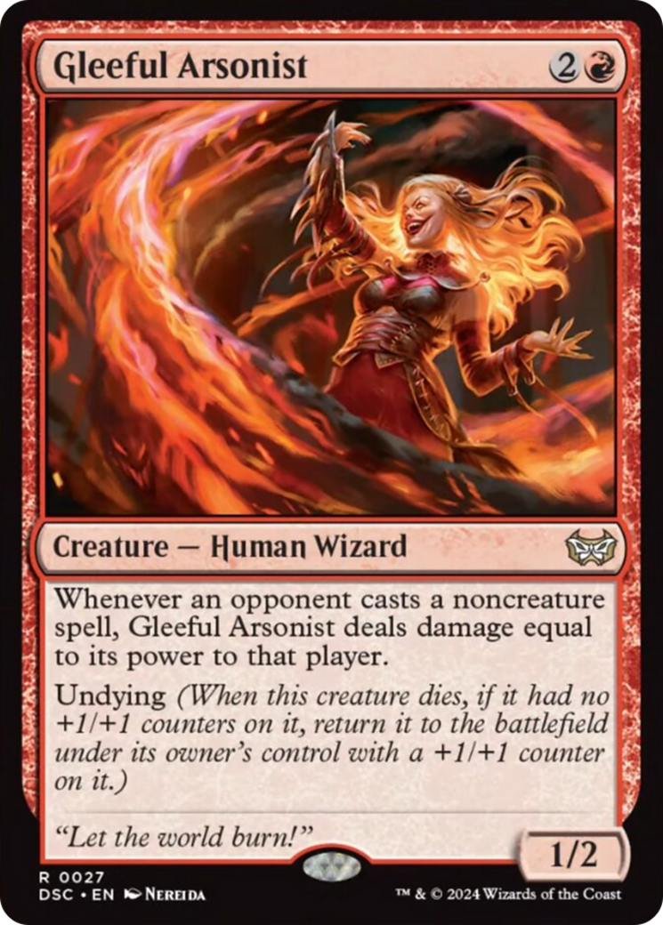 Gleeful Arsonist [Duskmourn: House of Horror Commander] | Deep Dive Games St. Marys