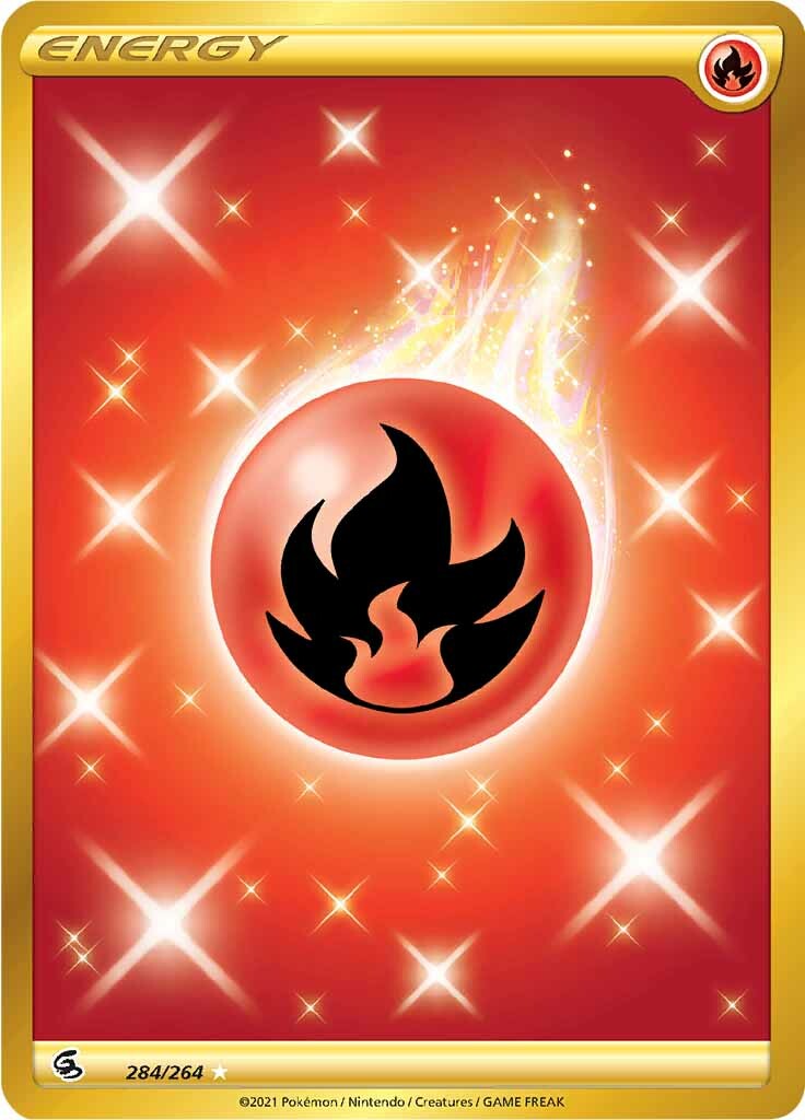 Fire Energy (284/264) [Sword & Shield: Fusion Strike] | Deep Dive Games St. Marys