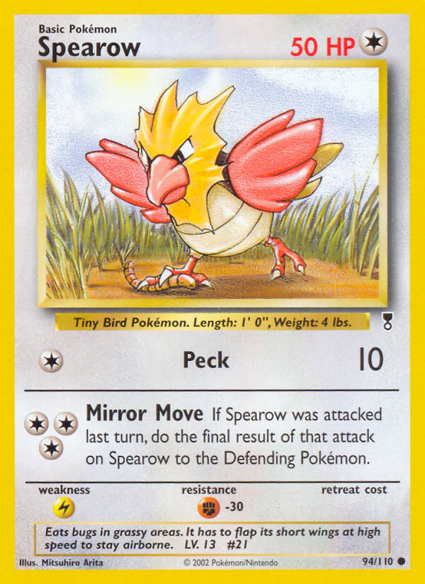 Spearow (94/110) [Legendary Collection] | Deep Dive Games St. Marys