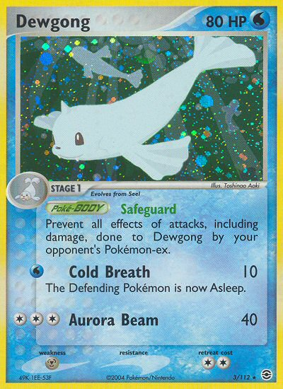 Dewgong (3/112) [EX: FireRed & LeafGreen] | Deep Dive Games St. Marys