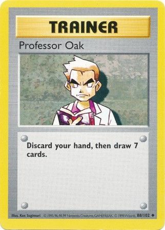 Professor Oak (88/102) [Base Set Shadowless Unlimited] | Deep Dive Games St. Marys