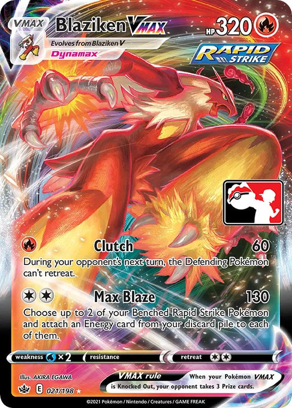 Blaziken VMAX (021/198) [Prize Pack Series One] | Deep Dive Games St. Marys