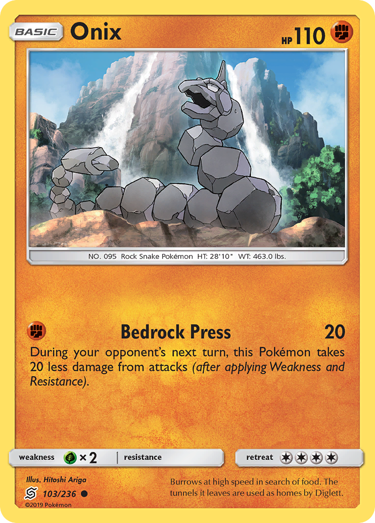 Onix (103/236) [Sun & Moon: Unified Minds] | Deep Dive Games St. Marys