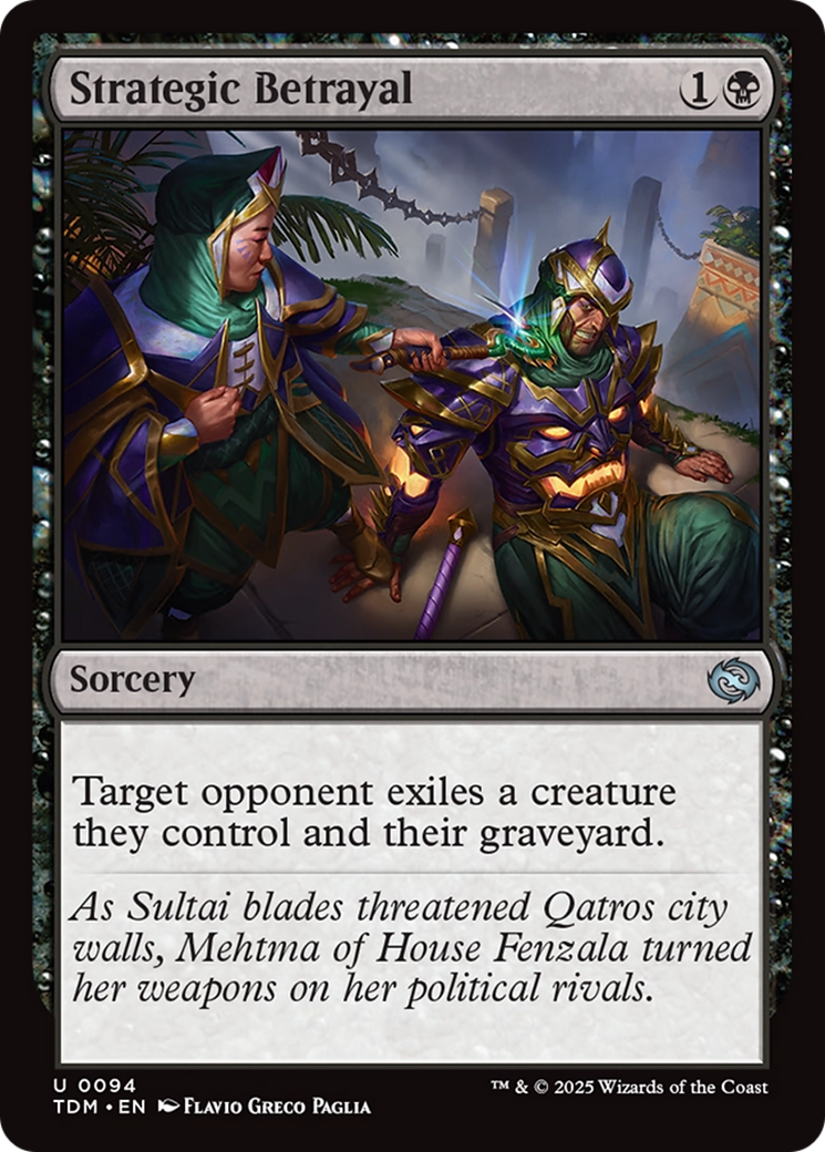Strategic Betrayal [Tarkir: Dragonstorm] | Deep Dive Games St. Marys