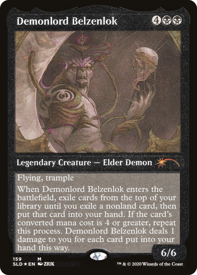 Demonlord Belzenlok (Foil Etched) [Secret Lair Drop Series] | Deep Dive Games St. Marys