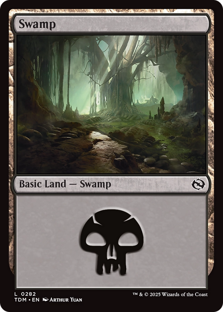Swamp (0282) [Tarkir: Dragonstorm] | Deep Dive Games St. Marys