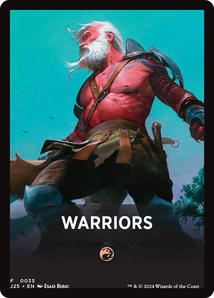 Warriors Theme Card [Foundations Jumpstart Front Cards] | Deep Dive Games St. Marys