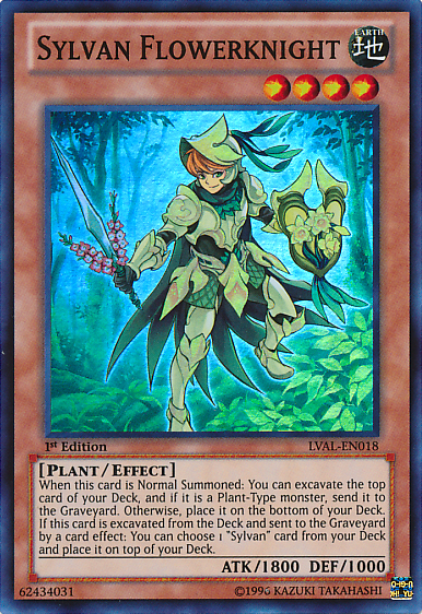 Sylvan Flowerknight [LVAL-EN018] Super Rare | Deep Dive Games St. Marys