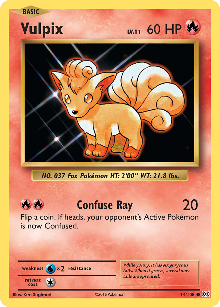 Vulpix (14/108) [XY: Evolutions] | Deep Dive Games St. Marys