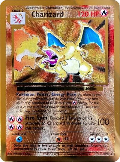 Charizard (4/102) (Celebrations Metal Card) [Celebrations: 25th Anniversary] | Deep Dive Games St. Marys