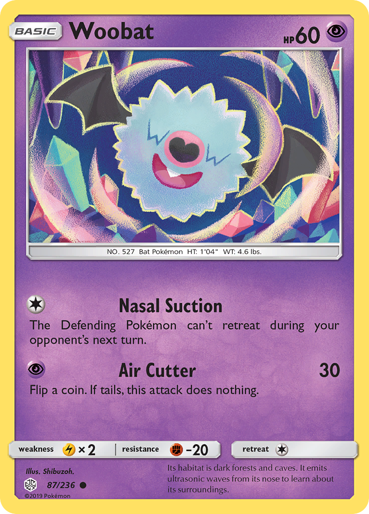 Woobat (87/236) [Sun & Moon: Cosmic Eclipse] | Deep Dive Games St. Marys