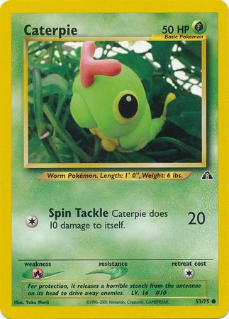 Caterpie (53/75) [Neo Discovery Unlimited] | Deep Dive Games St. Marys