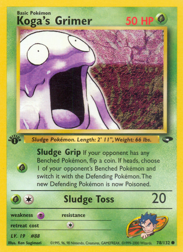 Koga's Grimer (78/132) [Gym Challenge 1st Edition] | Deep Dive Games St. Marys