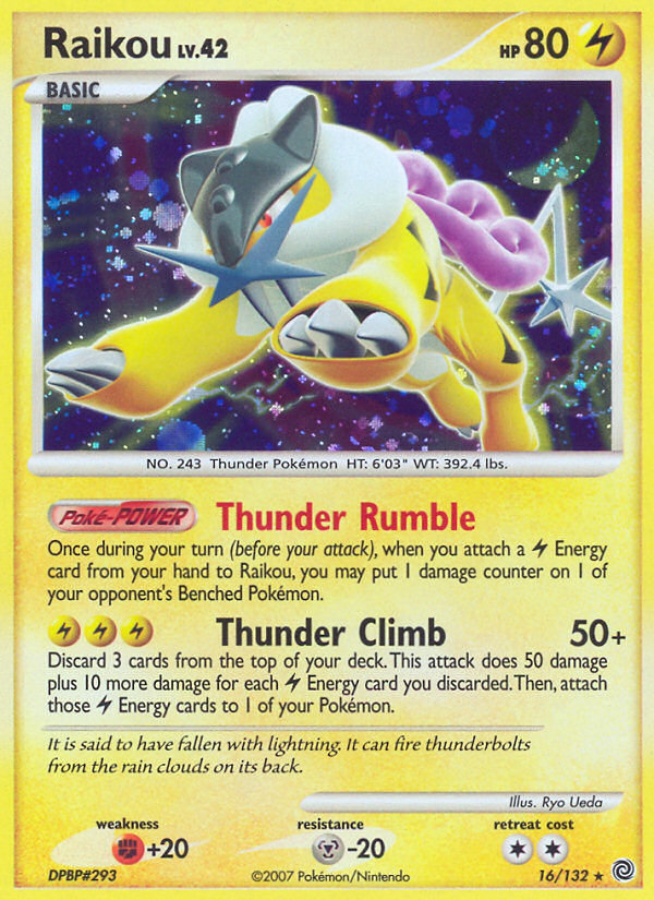 Raikou (16/132) [Diamond & Pearl: Secret Wonders] | Deep Dive Games St. Marys