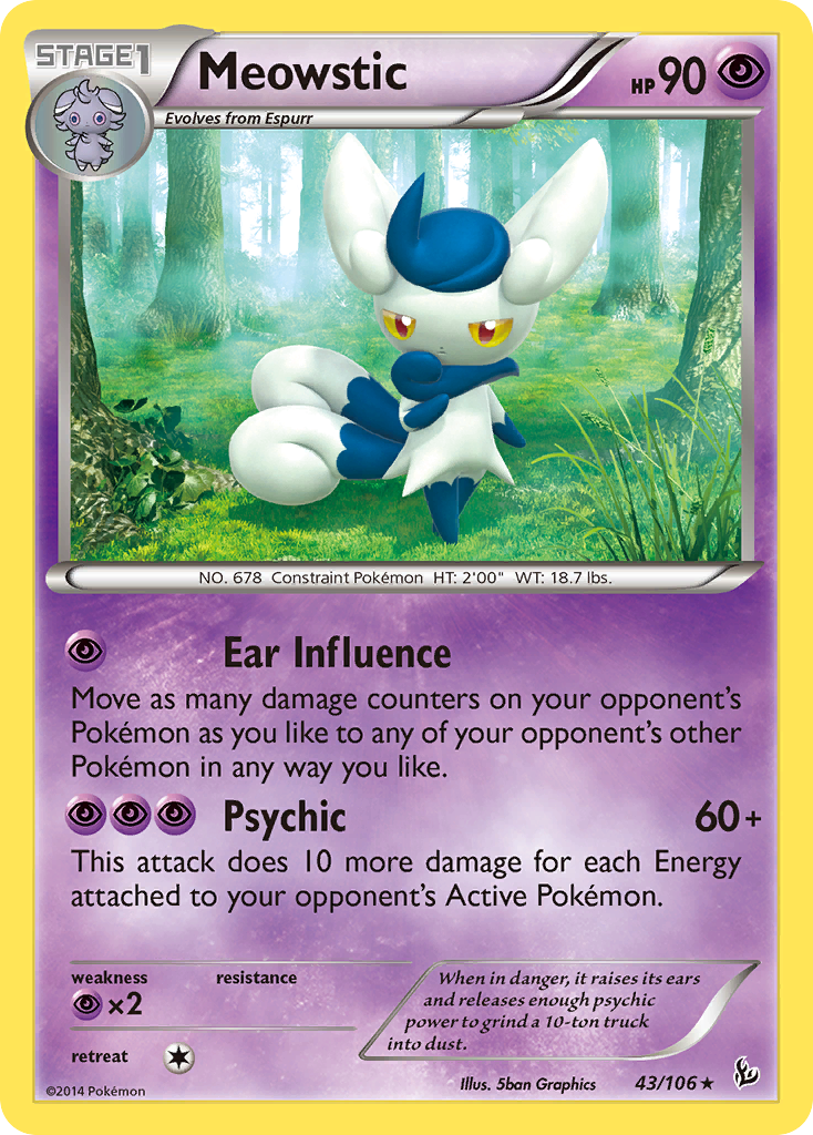 Meowstic (43/106) [XY: Flashfire] | Deep Dive Games St. Marys