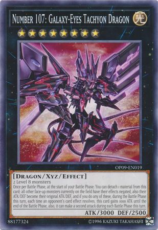 Number 107: Galaxy-Eyes Tachyon Dragon [OP09-EN019] Common | Deep Dive Games St. Marys