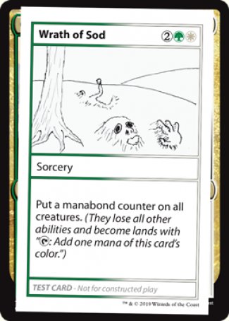 Wrath of Sod (2021 Edition) [Mystery Booster Playtest Cards] | Deep Dive Games St. Marys