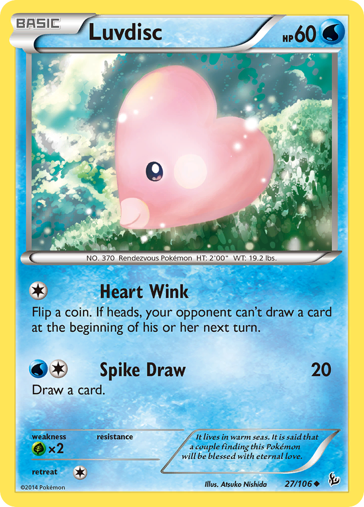 Luvdisc (27/106) [XY: Flashfire] | Deep Dive Games St. Marys