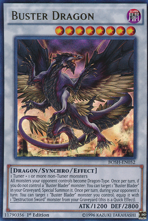 Buster Dragon [BOSH-EN052] Ultra Rare | Deep Dive Games St. Marys