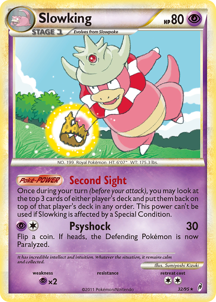 Slowking (32/95) [HeartGold & SoulSilver: Call of Legends] | Deep Dive Games St. Marys