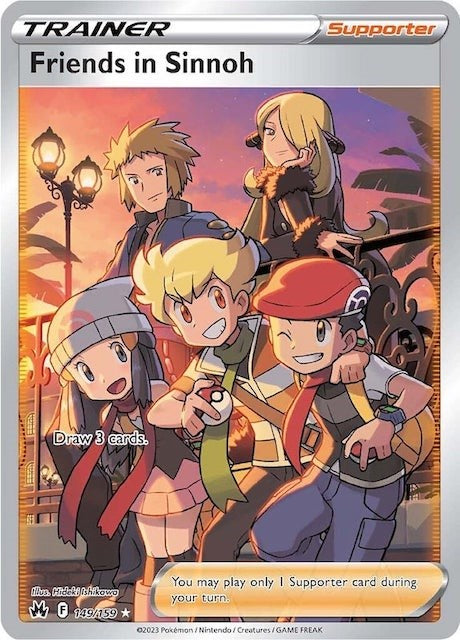 Friends in Sinnoh (149/159) (Full Art) [Sword & Shield: Crown Zenith] | Deep Dive Games St. Marys