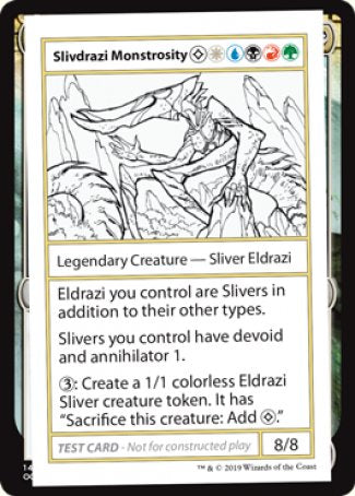 Slivdrazi Monstrosity (2021 Edition) [Mystery Booster Playtest Cards] | Deep Dive Games St. Marys