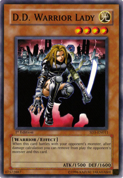 D.D. Warrior Lady [SD5-EN011] Common | Deep Dive Games St. Marys