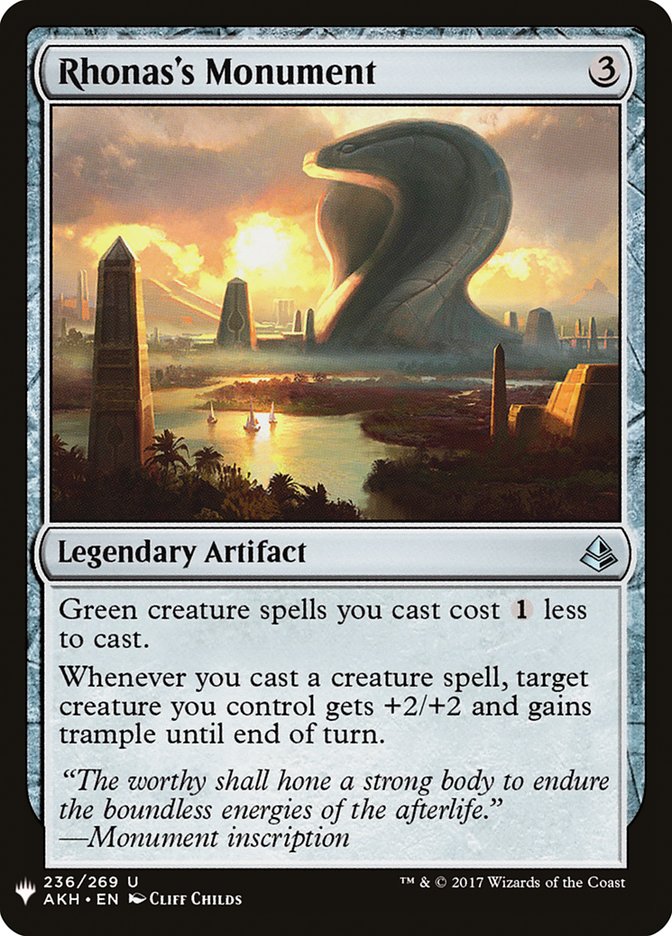 Rhonas's Monument [Mystery Booster] | Deep Dive Games St. Marys