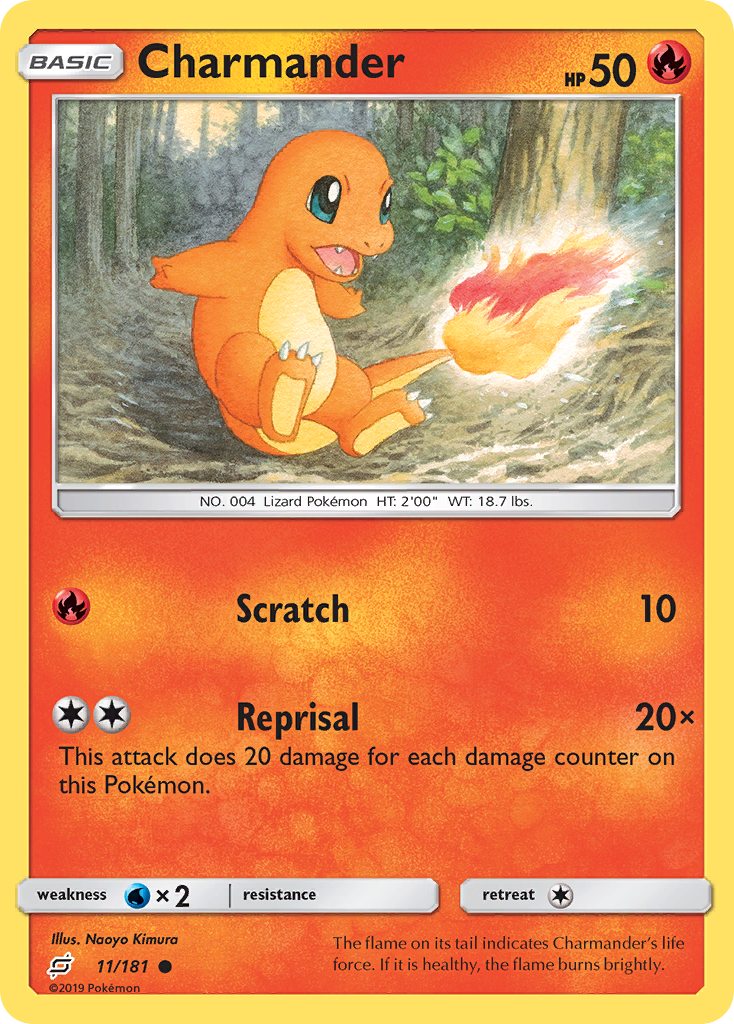 Charmander (11/181) [Sun & Moon: Team Up] | Deep Dive Games St. Marys