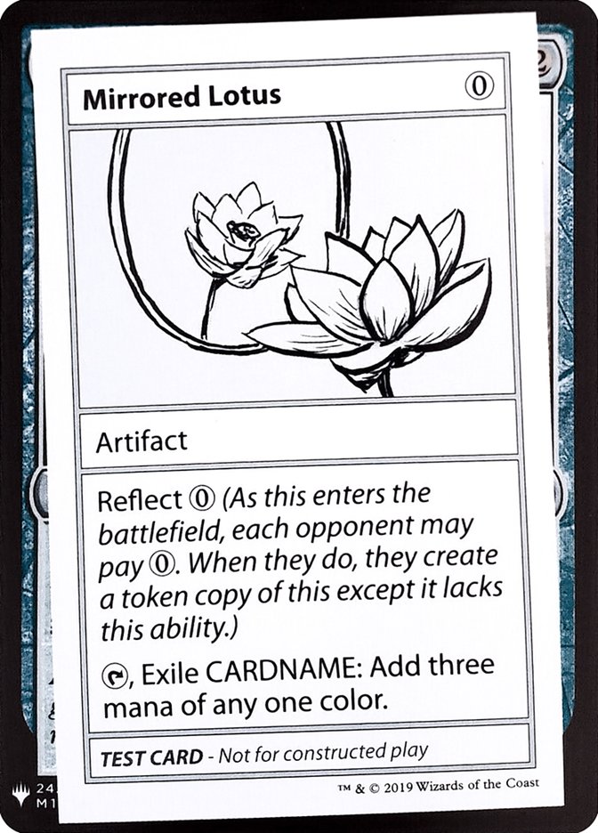 Mirrored Lotus [Mystery Booster Playtest Cards] | Deep Dive Games St. Marys