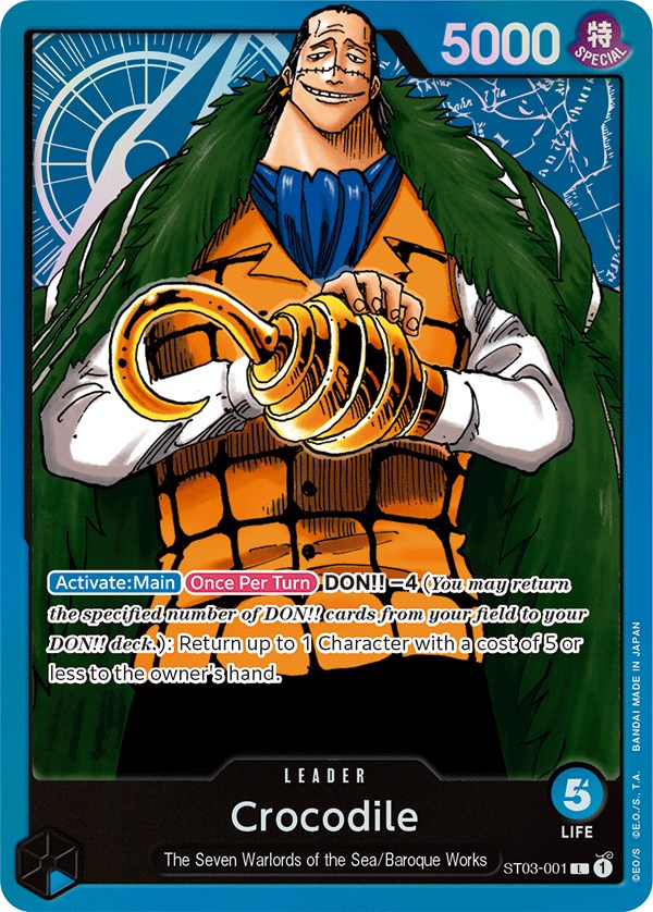 Crocodile (001) [Starter Deck: The Seven Warlords of The Sea] | Deep Dive Games St. Marys