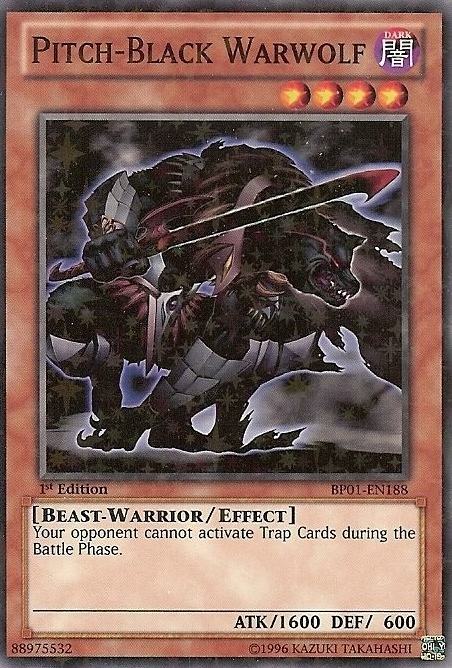 Pitch-Black Warwolf [BP01-EN188] Starfoil Rare | Deep Dive Games St. Marys