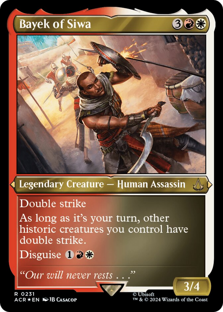 Bayek of Siwa (Foil Etched) [Assassin's Creed] | Deep Dive Games St. Marys