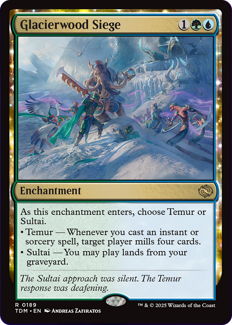 Glacierwood Siege [Tarkir: Dragonstorm] | Deep Dive Games St. Marys