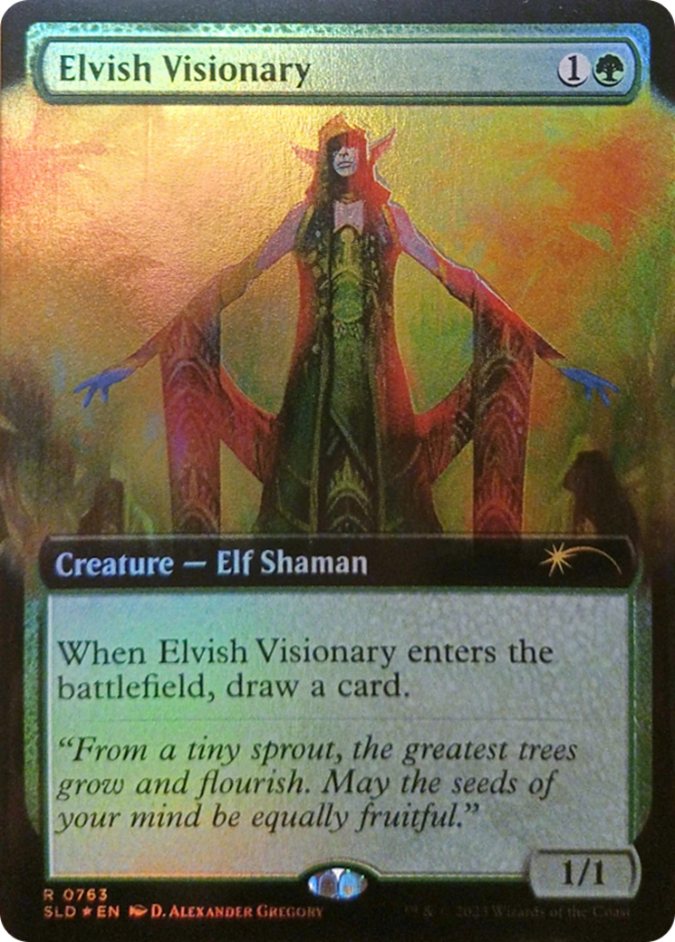 Elvish Visionary (Extended Art) [Secret Lair Drop Series] | Deep Dive Games St. Marys