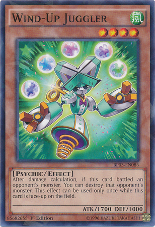 Wind-Up Juggler [BP03-EN086] Shatterfoil Rare | Deep Dive Games St. Marys