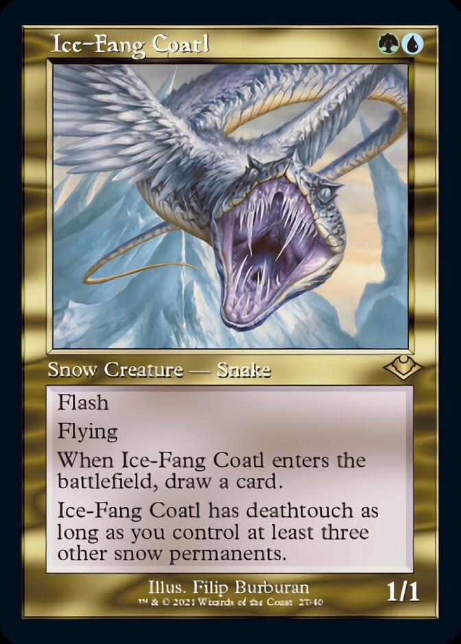 Ice-Fang Coatl (Retro) [Modern Horizons] | Deep Dive Games St. Marys