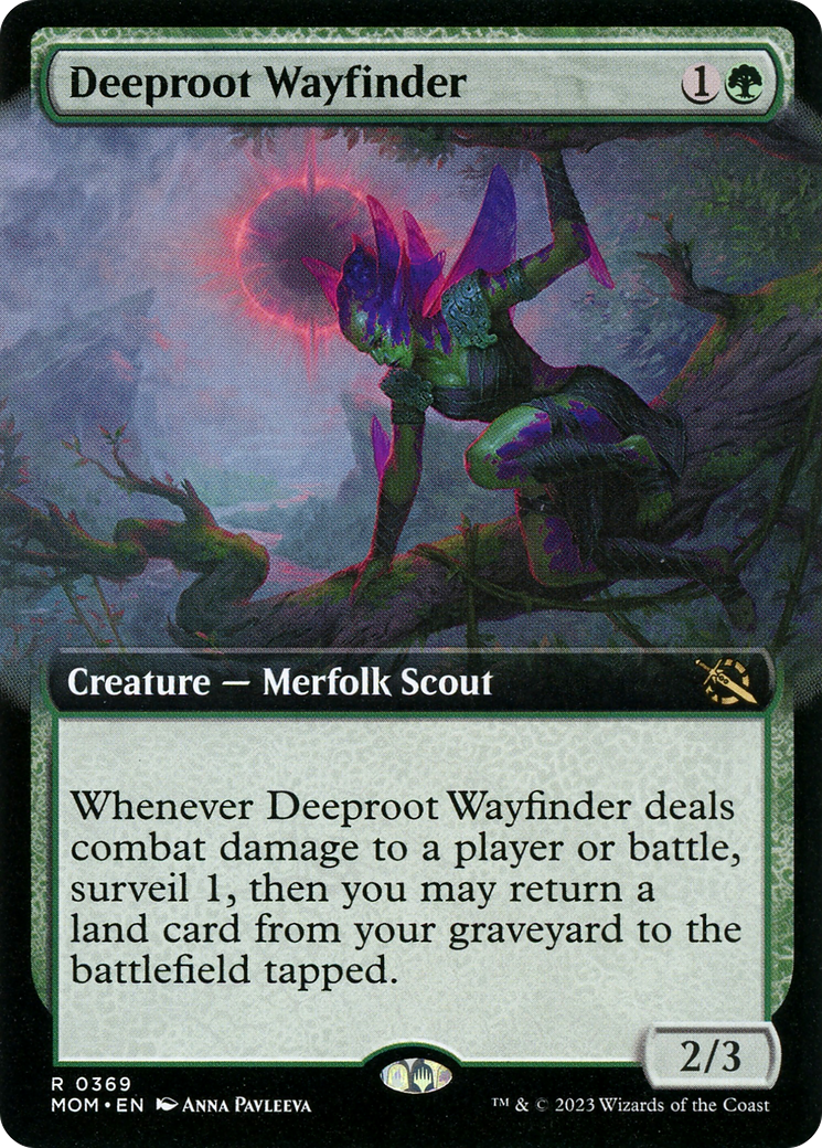 Deeproot Wayfinder (Extended Art) [March of the Machine] | Deep Dive Games St. Marys