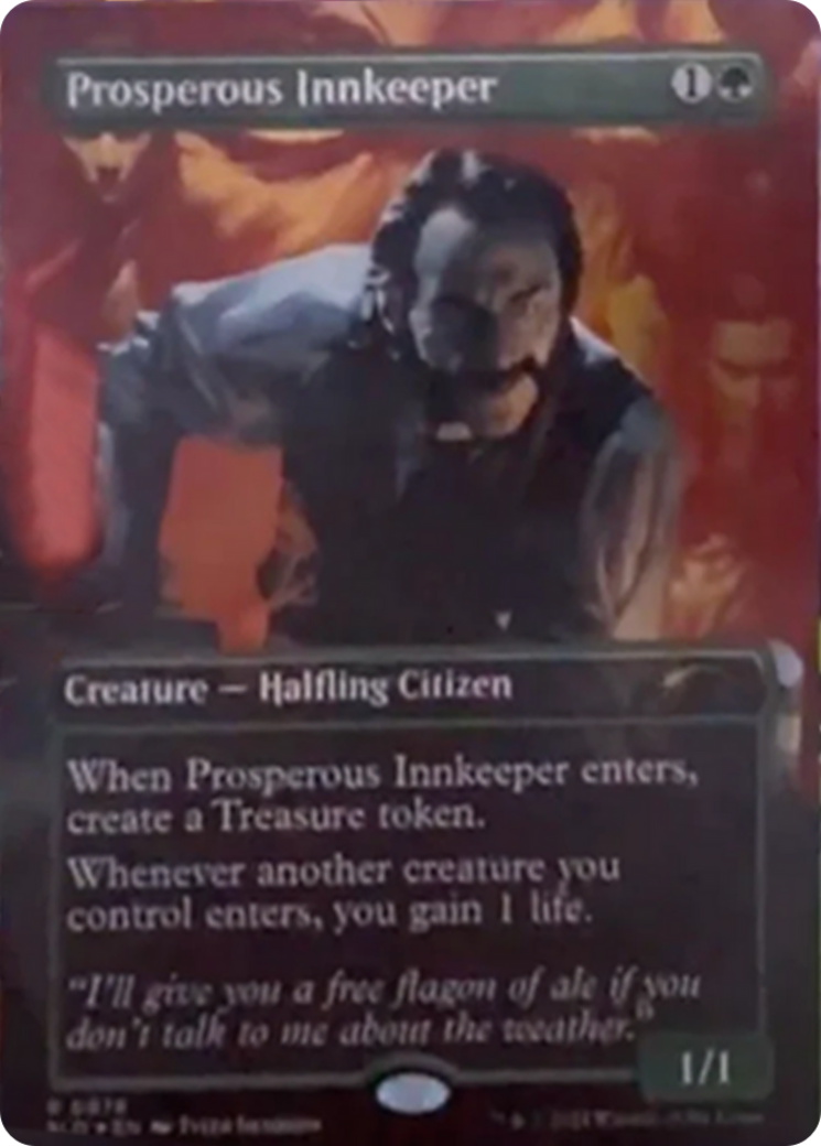 Prosperous Innkeeper (Rainbow Foil) [Secret Lair Drop Series] | Deep Dive Games St. Marys