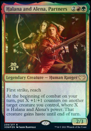 Halana and Alena, Partners [Innistrad: Crimson Vow Prerelease Promos] | Deep Dive Games St. Marys