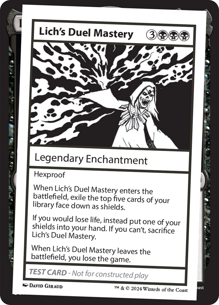 Lich's Duel Mastery [Mystery Booster 2 Playtest Cards] | Deep Dive Games St. Marys