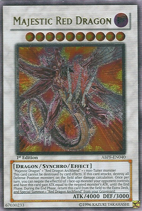 Majestic Red Dragon [ABPF-EN040] Ultimate Rare | Deep Dive Games St. Marys