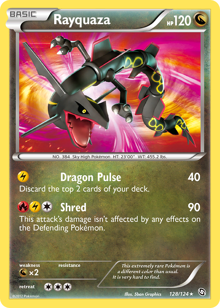 Rayquaza (128/124) [Black & White: Dragons Exalted] | Deep Dive Games St. Marys